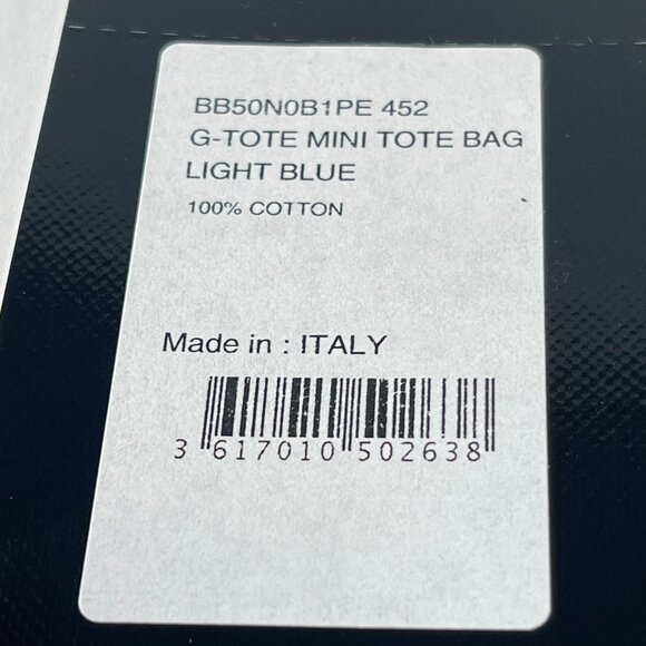 Givenchy Mini G Tote Shopping Bag In 4G Washed Denim - NWT - Picture 10 of 11